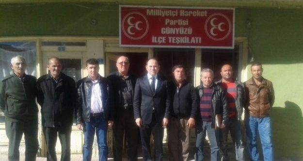 MHP Günyüzü İlçe Teşkilatı'nda Nöbet Değişimi