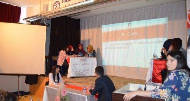 Pazarlar Anadolu Lisesi'nde Bilgi Yarışması