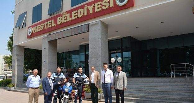 Kestel'de Motorize Zabıtalar Görevlerine Başladı