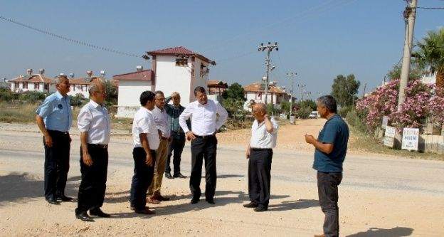Kum Mahallesi'nde Asfaltlama Yapılacak Yollar Tespit Edildi
