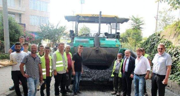 Başkan Gümrükçüoğlu Tanjant Yolu'ndaki çalışmaları denetledi