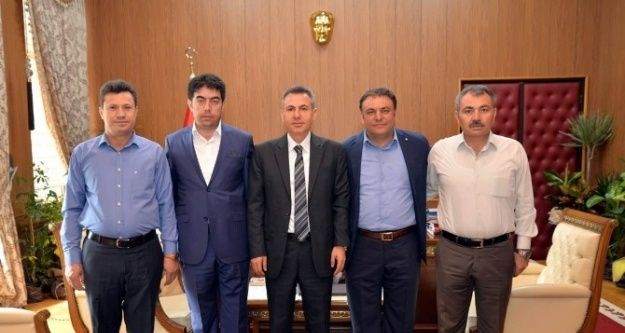 Kırıkkale başkanlarından, Vali Elban'a ziyaret