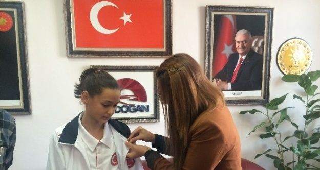 Avrupa şampiyonu sporcuya ödül