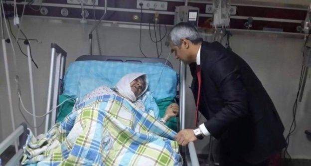 Bodakçı, yaşlıları ziyaret etti