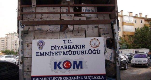 Diyarbakır'da kaçağa 1 milyon 482 bin TL'lik darbe