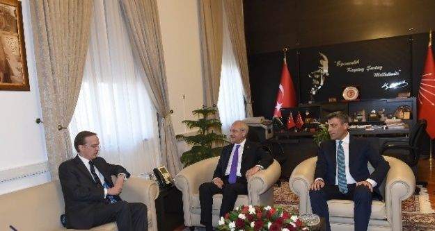 Kılıçdaroğlu, Fransa Büyükelçisi Fries ile görüştü