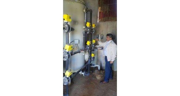 Salihli'deki içme suyu arıtma tesisleri denetlendi
