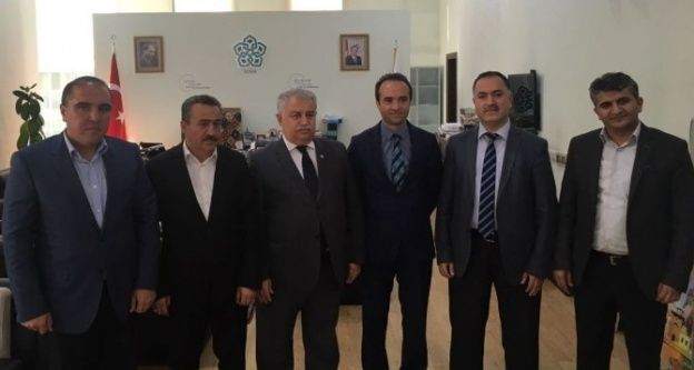 Seydişehir heyetinden Rektör Şeker'e ziyaret