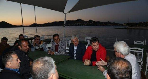 Başkan Kocadon, Yalıkavak'ta balıkçıları dinledi