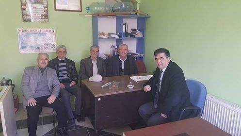 Başkan Yalçın'dan muhtarlara ziyaret