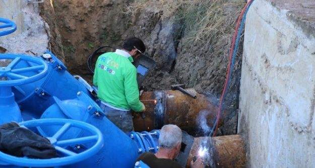 Edirne'de Kanalizasyon Pompa Terfi Merkezi'nde yenileme çalışmaları