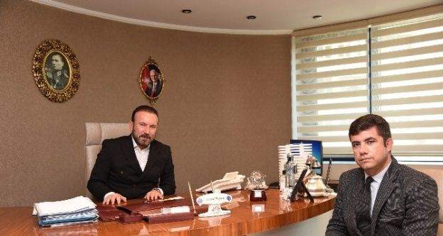 İSU şube müdürü, Başkan Doğan' ziyaret etti