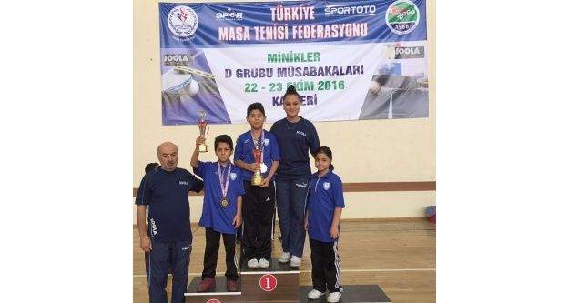 Minik sporcular gururlandırdı