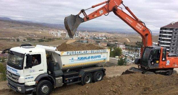 Pursaklar Belediyesi Fen İşleri kış öncesi çalışmalarını hızlandırdı