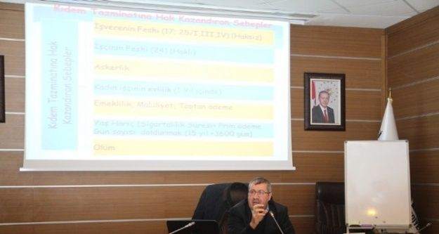 Büyükşehir'den personeline iş hukuku eğitimi