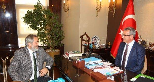 Başkan Köşker, KASKF Başkanı ve yönetimini ağırladı