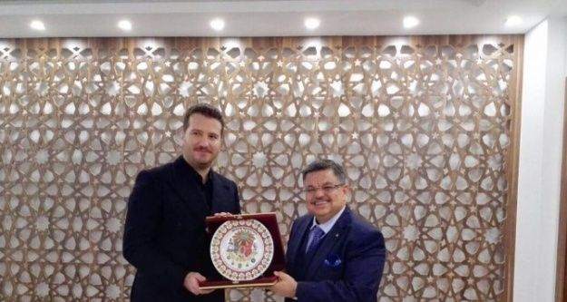 Başkan Yağcı'dan Diriliş Ertuğrul senaristi Bozdağ'a ziyaret