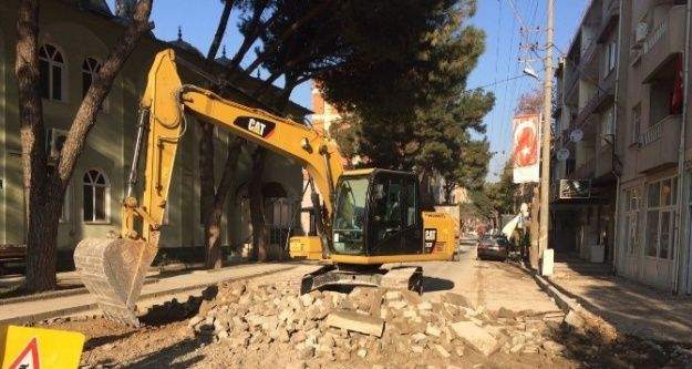 Büyükşehirden Saruhanlı'ya cadde düzenlemesi