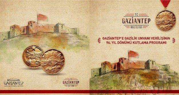Gaziantep'e 'gazilik' unvanının verilişinin 96. yıl dönümü kutlanıyor