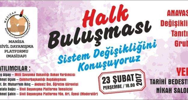 Manisa sistem değişikliğini konuşacak