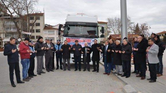 Simav'dan Halep'e 4'üncü yardım tırı