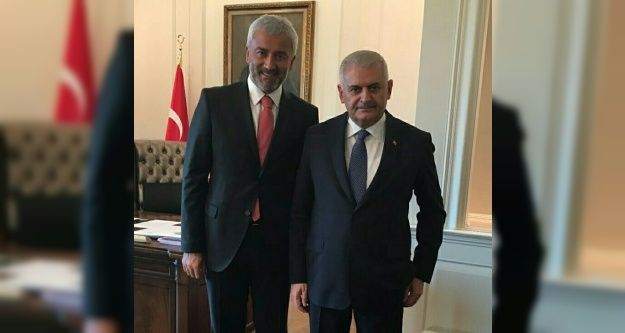 Başkan Yılmaz, Başbakan Yıldırım ile görüştü