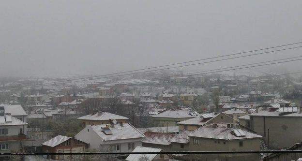 Dodurga'da Nisan karı sürprizi
