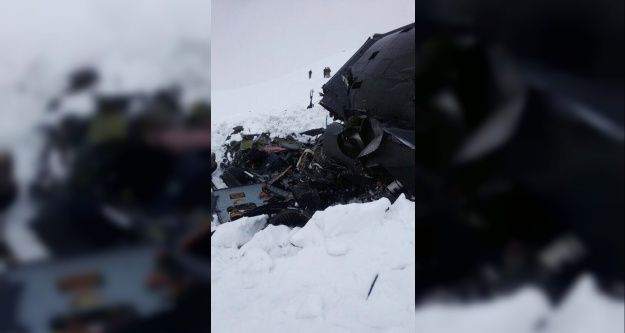 Helikopterin enkazına ulaşıldı: 12 şehit
