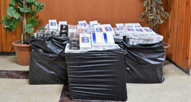 Kovancılar'da 5 bin 680 paket kaçak sigara ele geçirildi