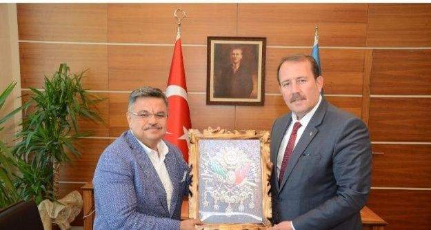 Başkan Yağcı, Karacan'la bir araya geldi