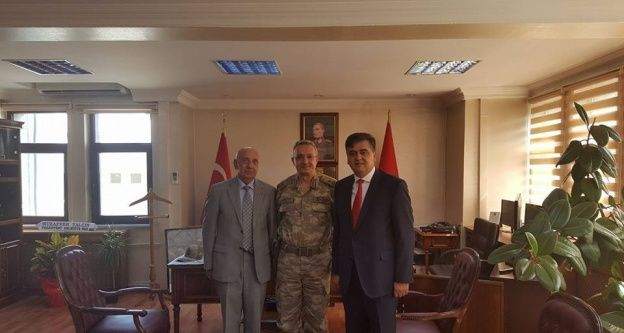 Başkan Yalçın ve Tuğgeneral Yücel bir araya geldi