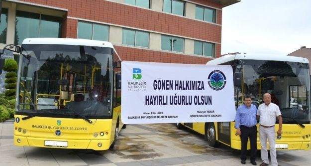 Büyükşehir'den Gönen iki yeni otobüs