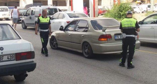 Emniyetten modifiye araç uygulaması