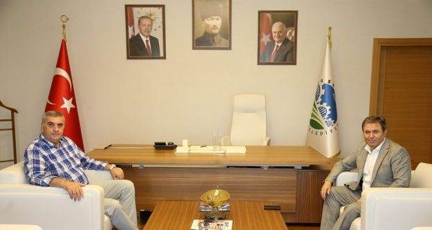 Pınarbaşı'ndan Toçoğlu'na veda ziyareti
