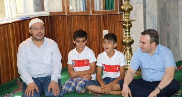 Siirt Belediye Başkan Vekili Taşkın Kur'an Kursu öğrencilerini ziyaret etti