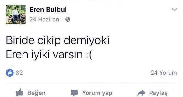 Tüm Türkiye ‘İyi ki varsın Eren!' diyor