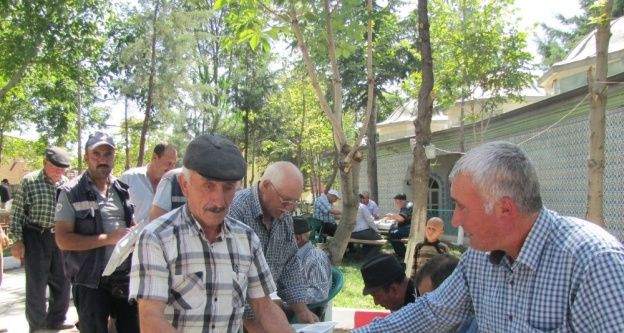 Şeyhler köyünde hayır yemeği