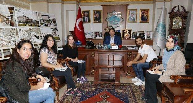 ASÜ öğrencileri Başkan Yazgı ile görüştü