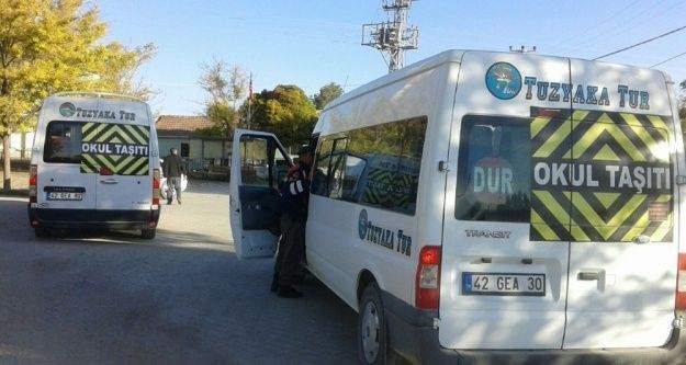 Kulu'da jandarma trafik timlerinden denetim