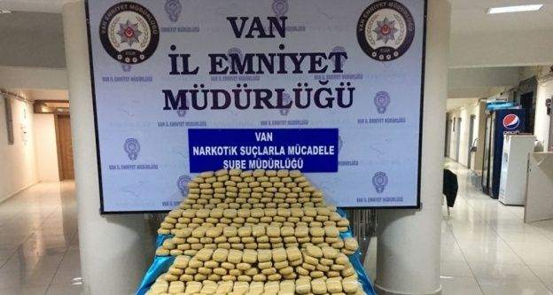 Van'da 216 kilo eroin ele geçirildi