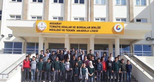 Aksaray'da TOBB Mesleki ve Teknik Anadolu Lisesinde inceleme