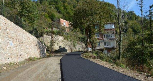 Fatsa'da sıcak asfalt çalışmaları