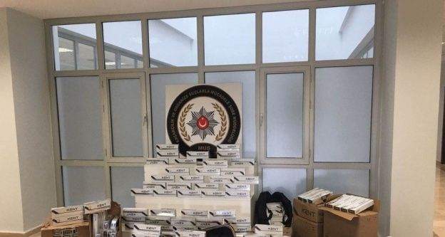 Muş'ta 5 bin 500 paket kaçak sigara ele geçirildi