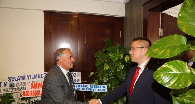 Niğde Cumhuriyet Başsavcısı ve Adalet Komisyon Başkanından Niğde Belediye Başkanı Rifat Özkan'a ziyaret