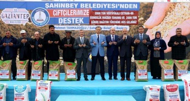 Şahinbey Belediyesinden 2 bin ton tohum