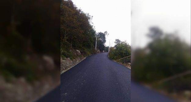 Sarıyayla köyü asfalt çalışması tamamlandı