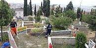Gebze’de mezarlıklarda çalışmalar sürüyor