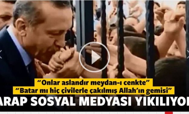 Arap sosyal medyasını sallayan Erdoğan videosu!